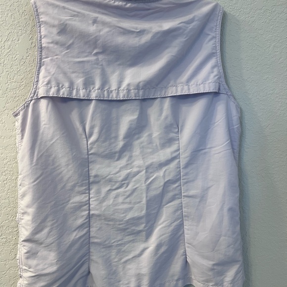 LL Bean Vest Womens M purple‎ Mesh Lined Pockets Fishing Outdoor Hike - Picture 2 of 7